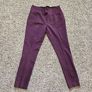 Liz Claiborne Burgundy Dress Pants Pull On Large